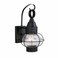 Perfecttwinkle Chatham 8 in. Outdoor Wall Light - Textured Black PE3263975